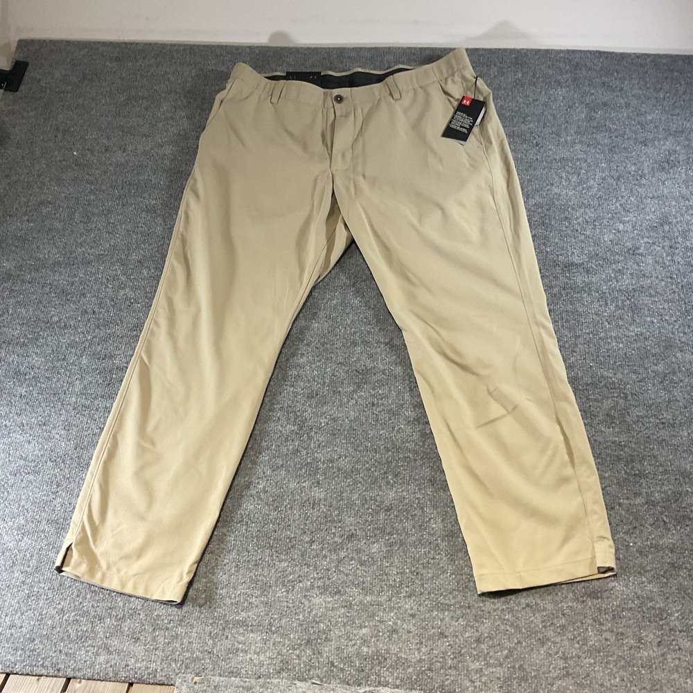Under Armour Mens Performance Golf Pants Khaki Tan 1309545 40/30 NWT